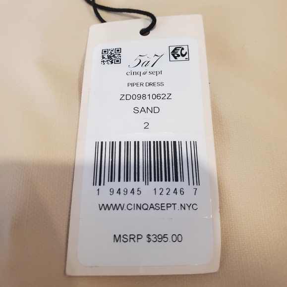 Brand new Cinq a Sept Piper Dress Sand 2 - Picture 6 of 15